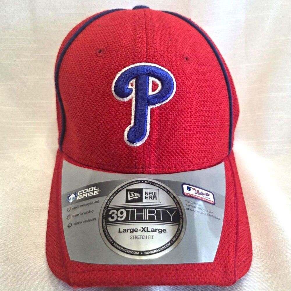 NWT New Era 59FIFTY Phillies Batting Practice Fitted Hat Cap Size 7 3/8